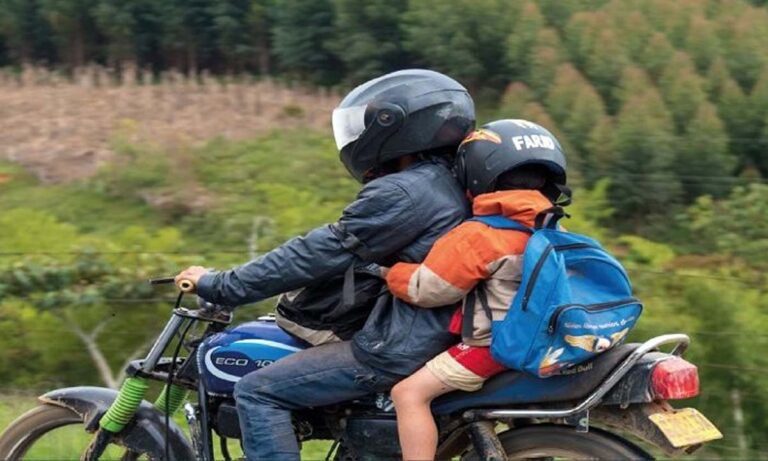 Nova Lei proíbe o transporte de menores de 10 anos em motocicletas