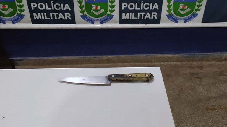 Foragido da justiça é detido com faca durante abordagem da PM em Corumbá