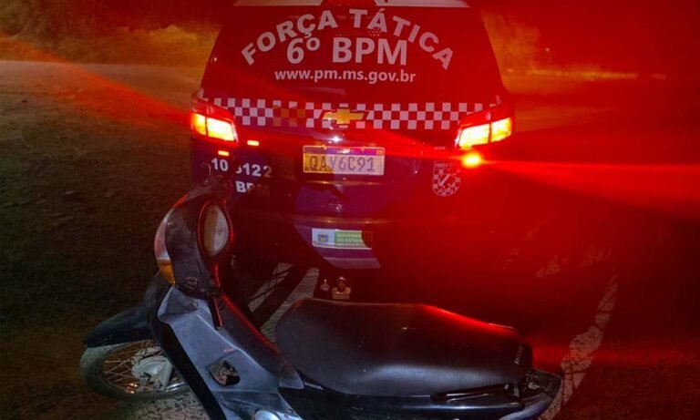 Adolescente é apreendido por receptação de motocicleta furtada