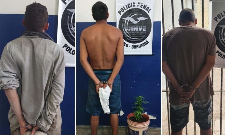 Foragidos da justiça criminal são presos pela Polícia Penal em Corumbá