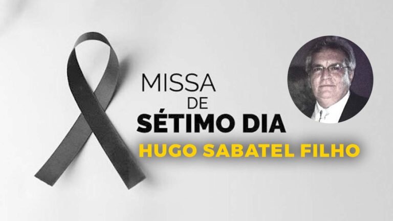 Familiares convidam para missa de 7º dia de Hugo Sabatel Filho