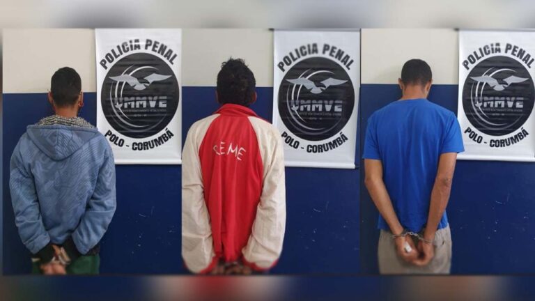 Condenados por roubo e furto são presos após descumprir regras do semiaberto em Corumbá