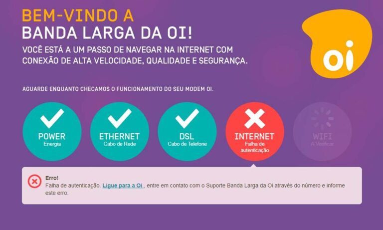 Justiça determina que operadora OI melhore sinal internet em Corumbá e Ladário