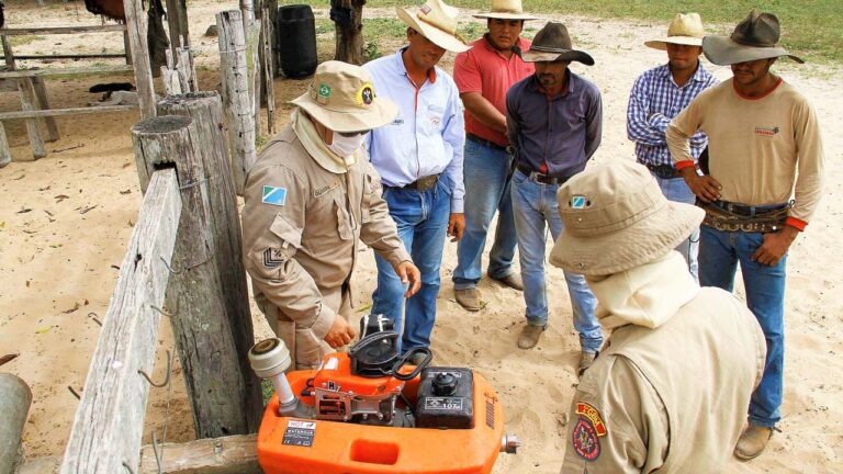 Comunidades recebem orientações e treinamento para prevenção e combate a queimadas