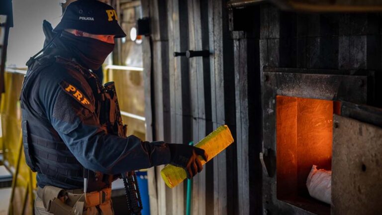 PRF e PF incineram 23,5 toneladas de drogas no Mato Grosso do Sul
