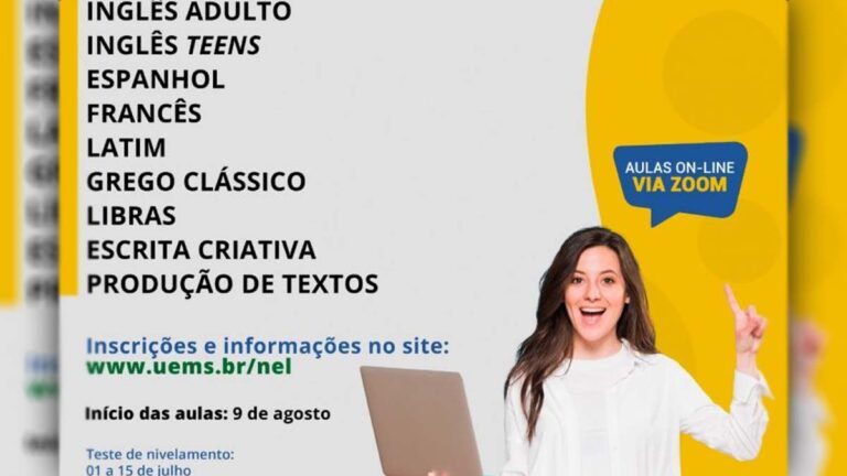 UEMS está com inscrições abertas as para curso de idiomas