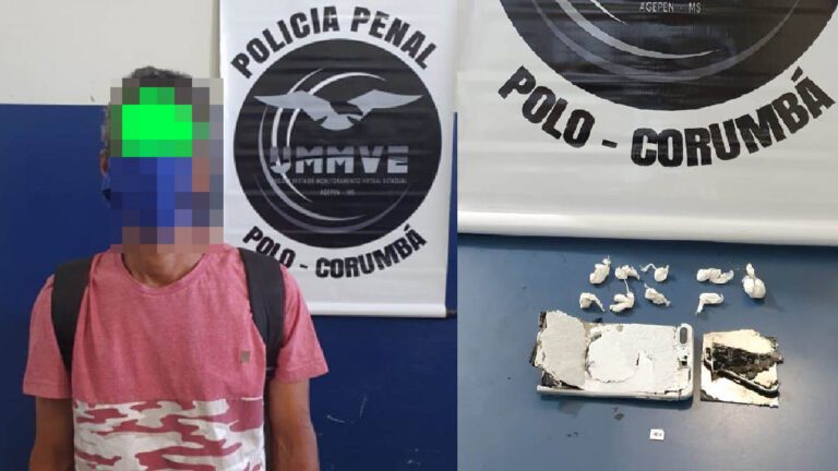 Condenado a 34 anos de prisão é detido por tráfico de drogas e furto de celular