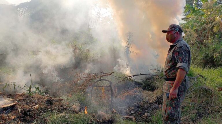 Mulher é multada por provocar incêndio em vegetação na área urbana de Corumbá