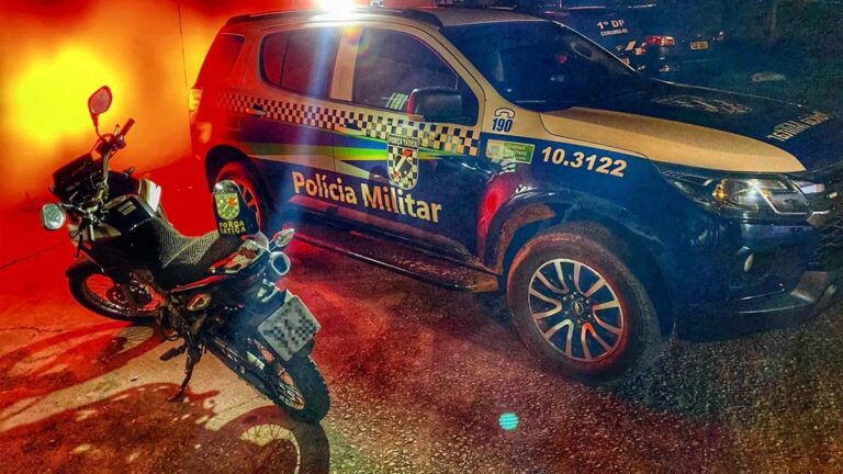 Força Tática recupera motocicleta roubada no Popular Velha