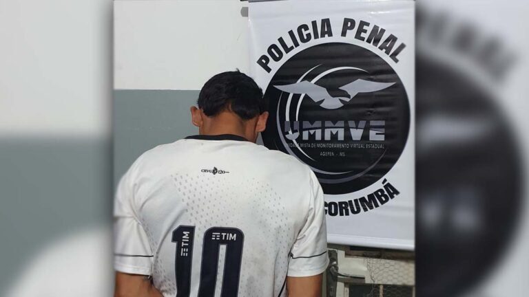 Homem é preso em Ladário após descumprir medidas da liberdade condicional