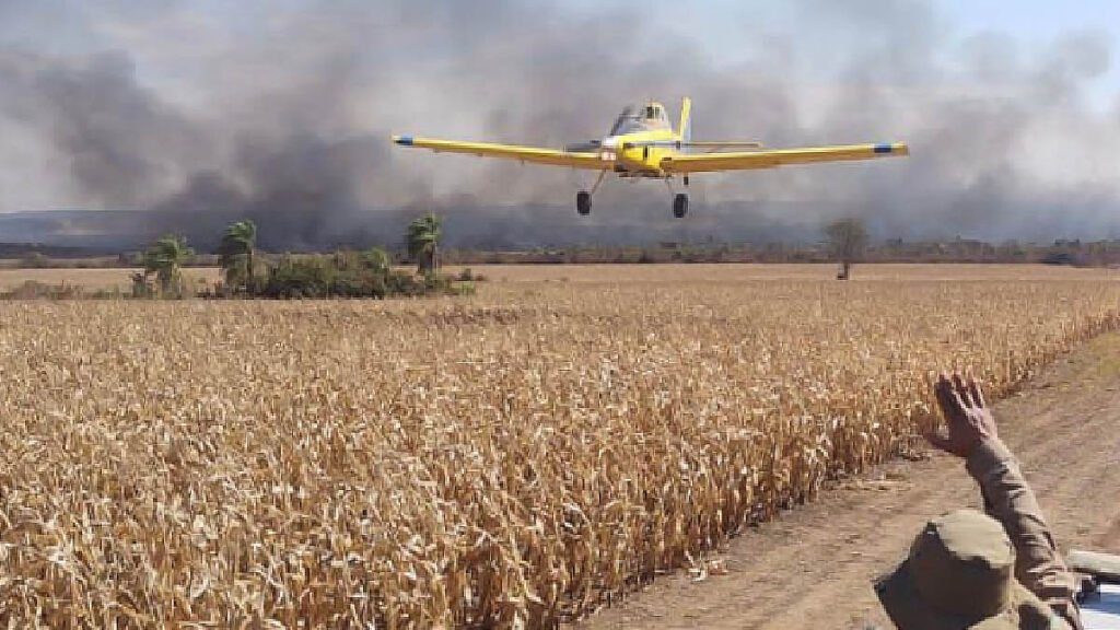 Bombeiros encerram operação de combate a incêndios na região da Serra da Bodoquena 3 queimadas bodoquena2