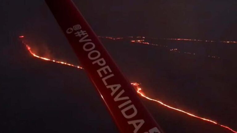 Focos de incêndios são identificados em região de difícil acesso no Pantanal