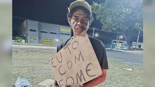 Corumbaense sofre golpe de empresa e passa fome nas ruas de Campo Grande