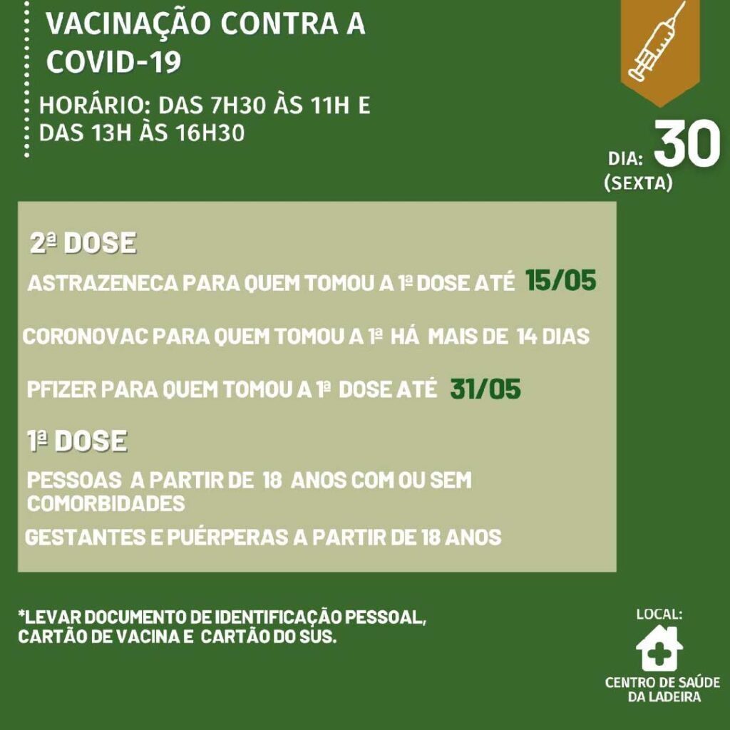 vacina sexta corumbá