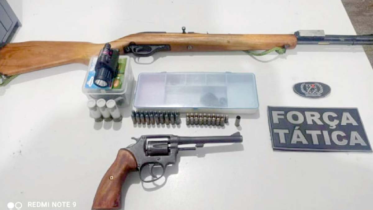 armas apreendidas