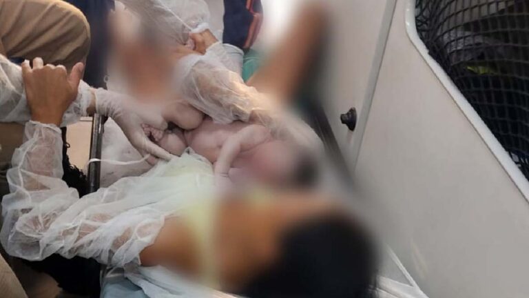 Durante atendimento a gestante, Bombeiros fazem parto dentro da viatura em Ladário