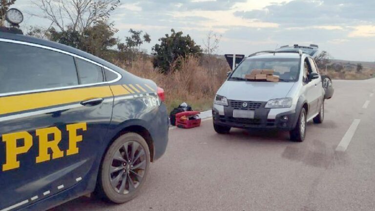 PRF apreende 10 Kg de pasta base de cocaína em Coxim