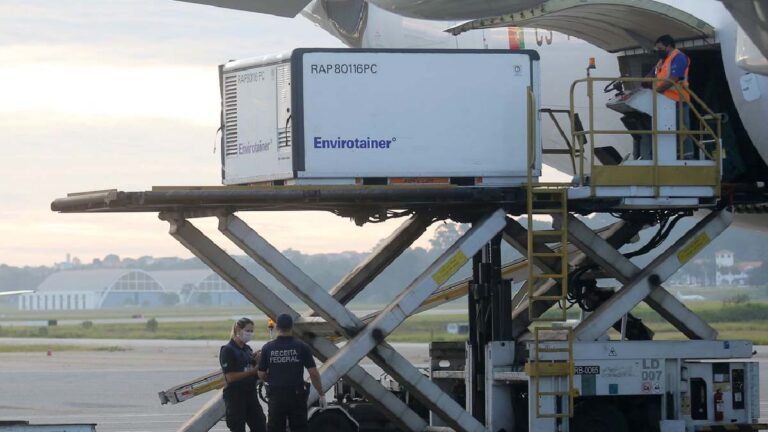 MS recebe mais 96.780 doses de vacina contra a Covid-19