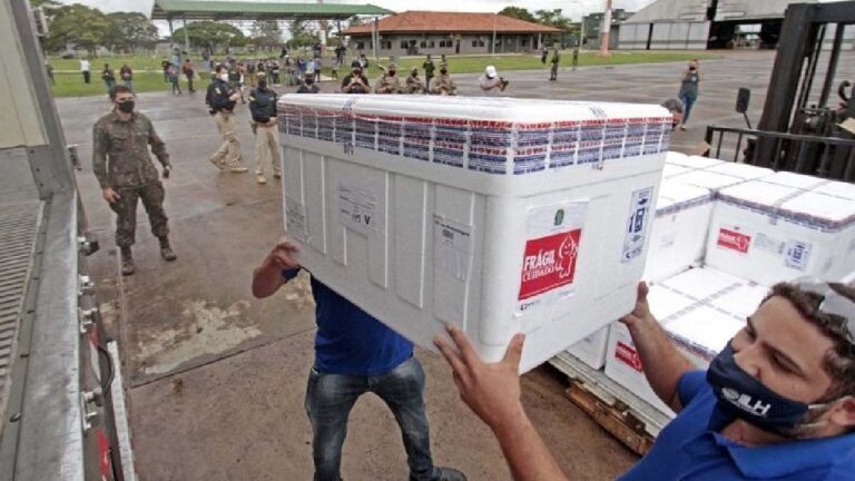 Mato Grosso do Sul recebe mais 56.460 doses da vacina contra Covid-19 nesta quinta-feira