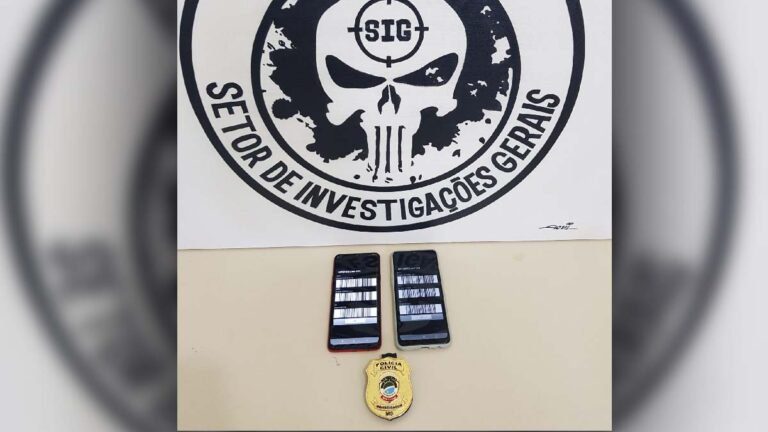 Polícia Civil de Corumbá recupera celulares roubados e duas pessoas são indiciadas por receptação