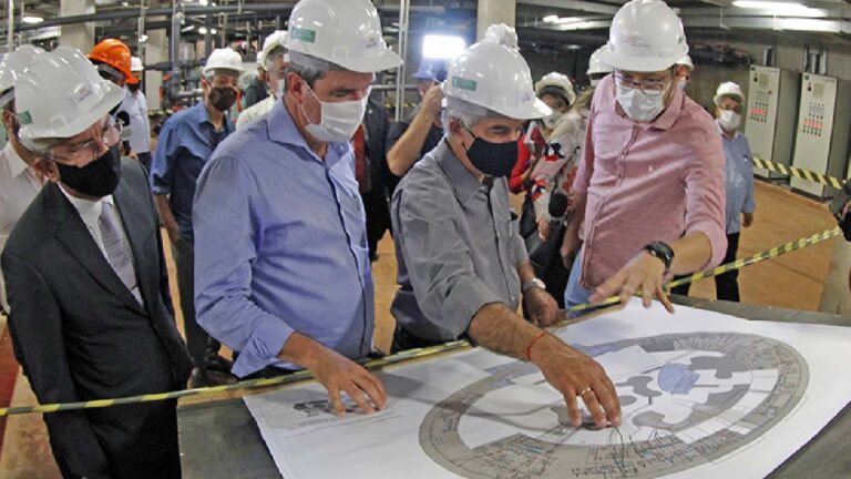 Governador visita Aquário do Pantanal e lança site para acompanhar obras