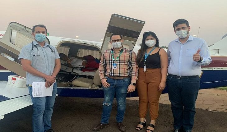 Governo do Estado leva paciente de Corumbá para fazer transplante em São Paulo