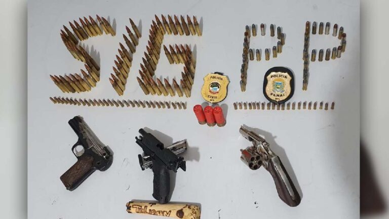 Homem é preso com armas e munições de fuzil em Ladário