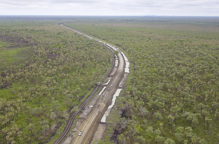 No Pantanal do Nabileque, implantação da estrada do Naitaca tira região do isolamento