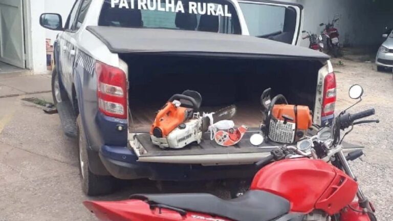 Após furto, funcionário de fazenda é preso pela Patrulha Rural