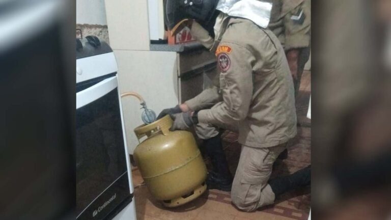 Bombeiros são acionados para conter vazamento de gás no centro de Corumbá