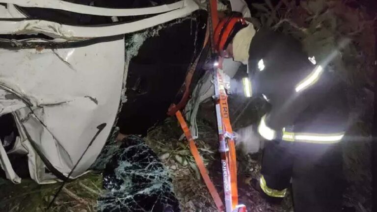 Duas pessoas morrem e mais duas ficam feridas após carro capotar na BR-262