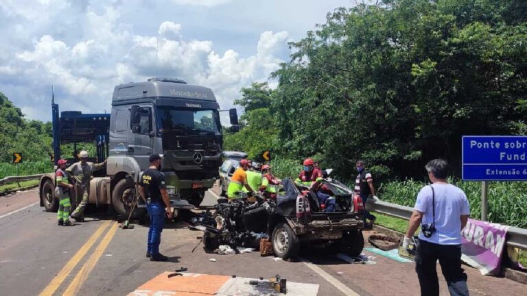 Família que morreu em acidente na BR-163 estava de mudança para MT