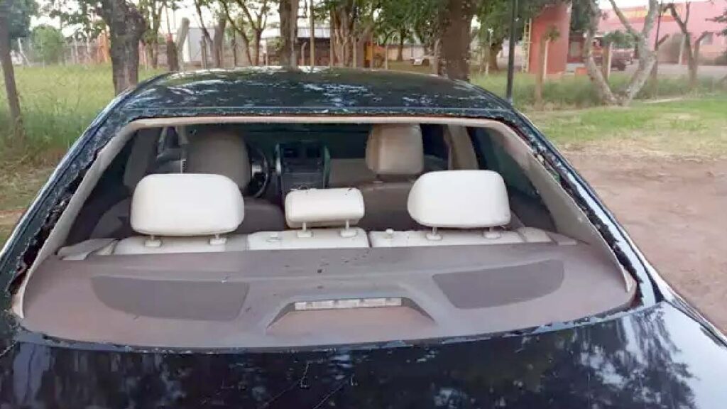 carro gravida assassinada morta a tiros