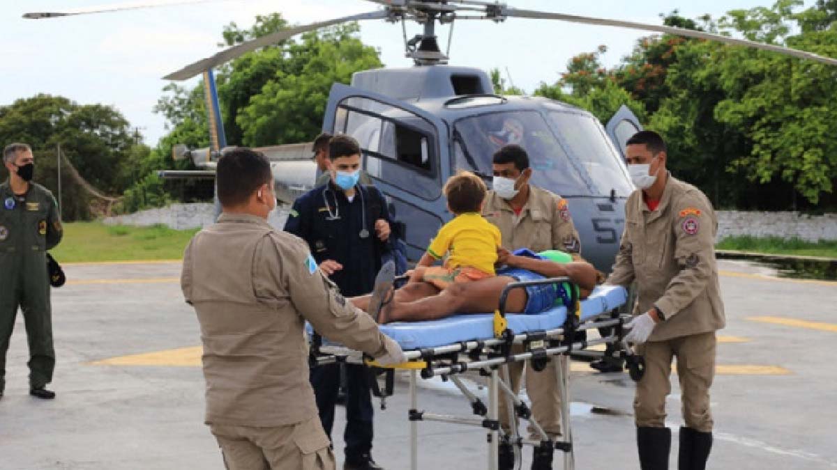 Leia mais sobre o artigo Marinha resgata gestante com dores abdominais na região do Paiaguás