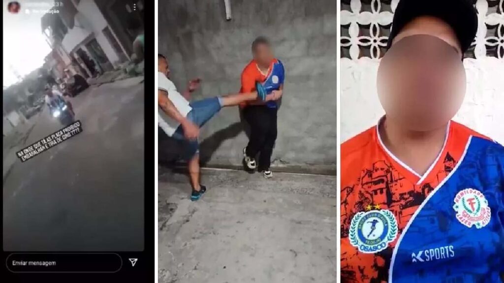 Facção ameaça dar “Cacete” em motociclistas barulhentos em comunidades de São Paulo 4 agresao motociclista