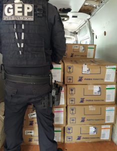 Em parceria com a Sejusp, Agepen recebe coletes balísticos que irão reforçar atividades de segurança externa 2 Coletes02 233x300 1