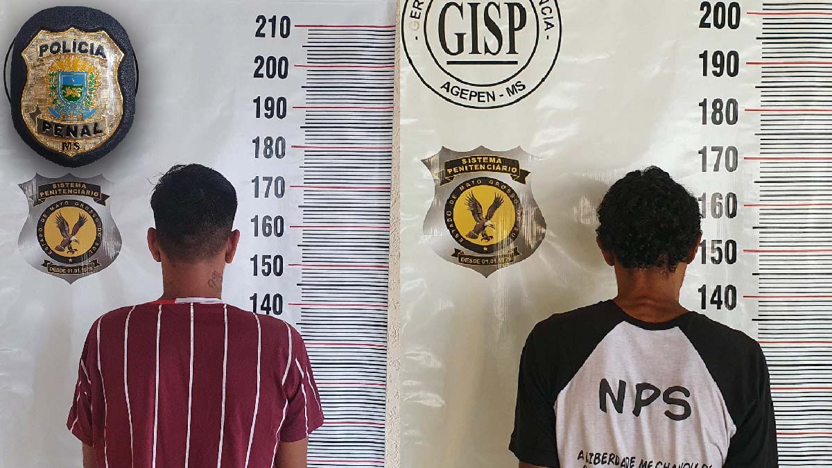 Leia mais sobre o artigo Condenados por roubo e furto são presos pela Polícia Penal em Corumbá