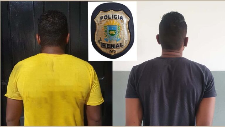 Condenados por homicídio e roubo, foragidos são presos pela Polícia Penal de Corumbá