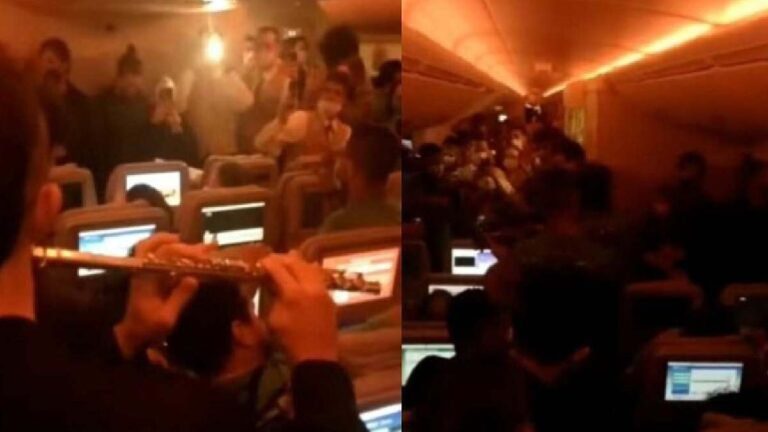 Orquestra de Câmara do Pantanal encanta passageiros com apresentação em voo rumo a Dubai