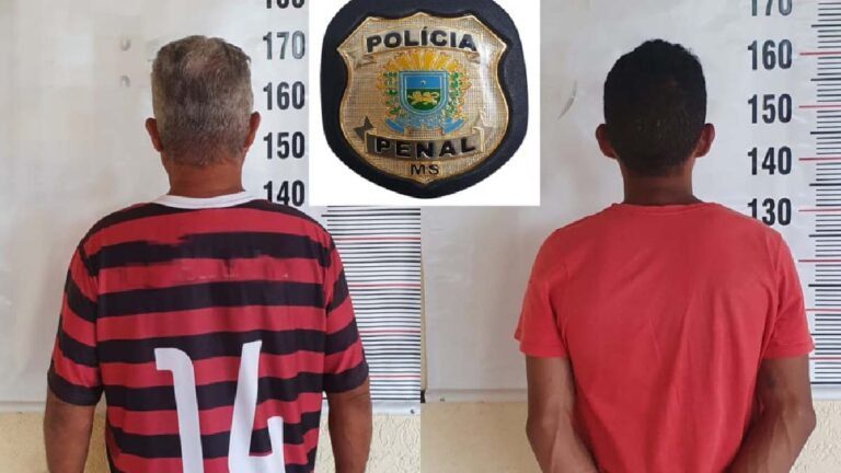 Trio foragido da justiça é preso pela Polícia Penal de Corumbá