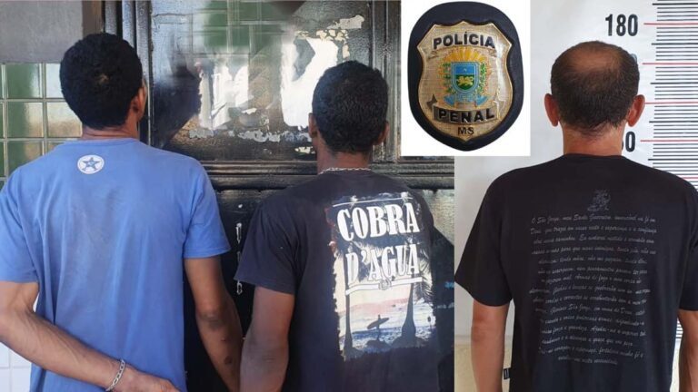 Foragidos da justiça são presos pela Polícia Penal de Corumbá
