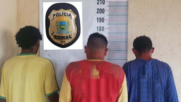 Polícia Penal cumpre três mandados de prisão em Corumbá
