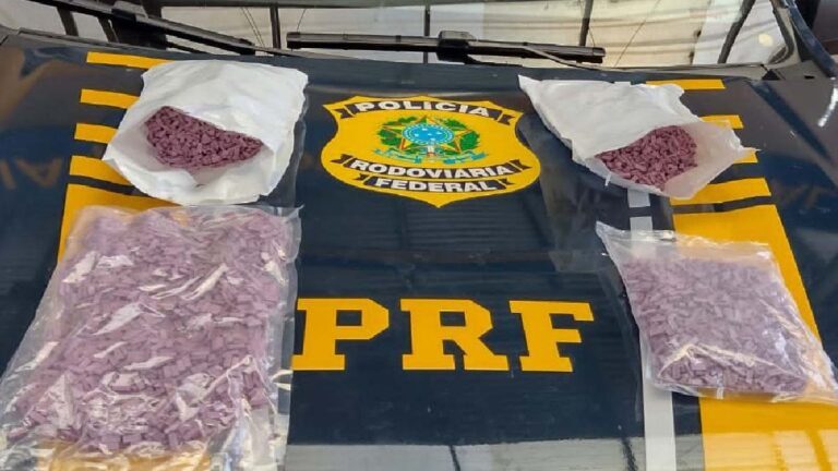 PRF apreende 10 mil comprimidos de anfetamina com boliviana em Miranda