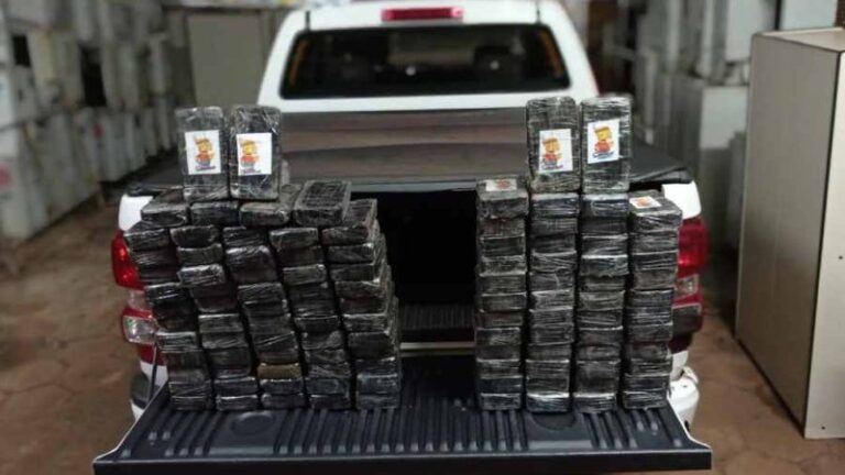 PF apreende 116kg de cocaína com ‘selos de qualidade’ do Bart Simpson em MS