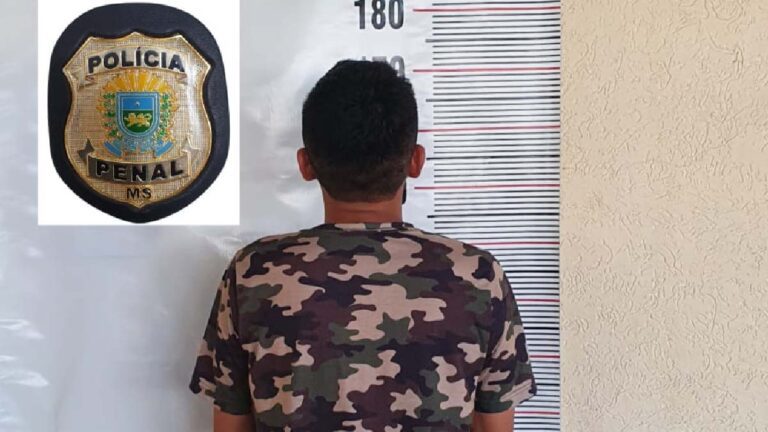 Condenado por tráfico tenta enganar monitoramento e acaba preso pela Polícia Penal