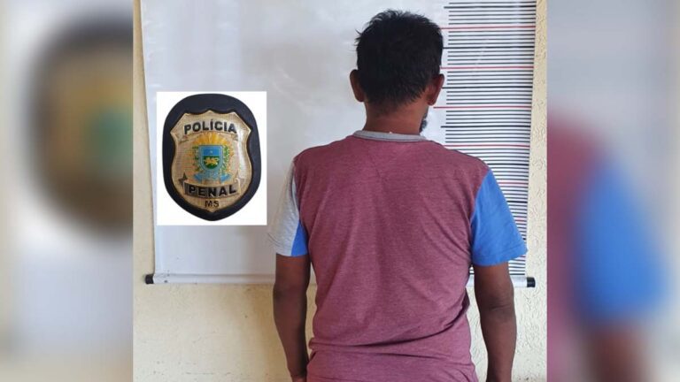 Foragido é detido pela Polícia Penal de Corumbá