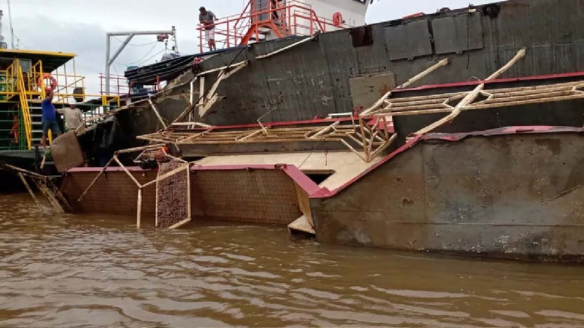 Você está visualizando atualmente Barco que naufragou e matou 7 pessoas no Pantanal é retirado do Rio Paraguai