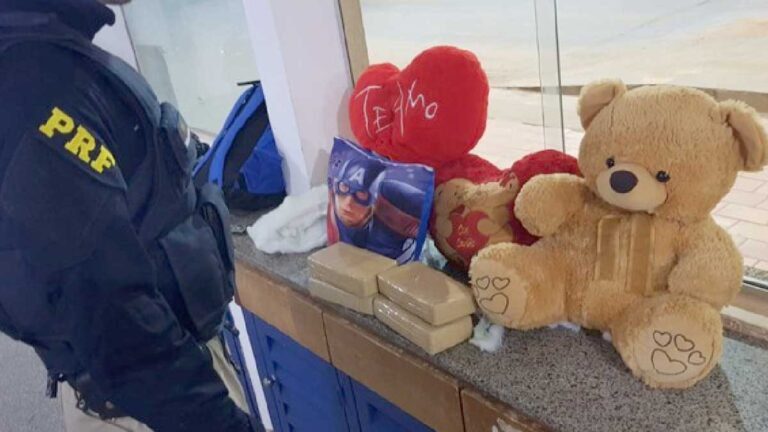 Bolivianas são presas com entorpecentes escondidos em ursinhos de pelúcia