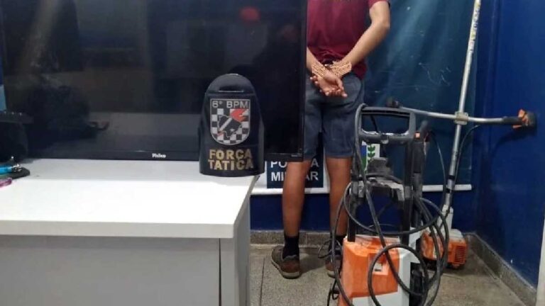 Força Tática prende homem por furto a residência na região central de Corumbá
