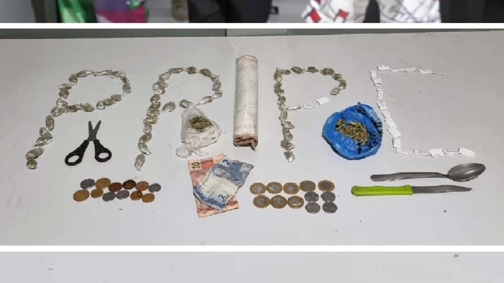 Polícias Civil e Penal capturam foragidos e detêm homem acusado de tráfico em Ladário 2 DROGAS